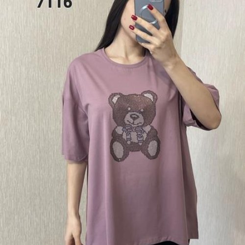 Футболка FSN (54-60) 7116 lilac (лето) FSN 7116 lilac