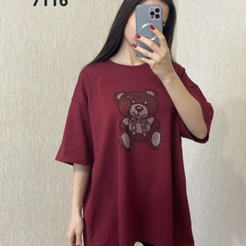 Футболка FSN (54-60) 7116 wine (лето) FSN 7116 wine