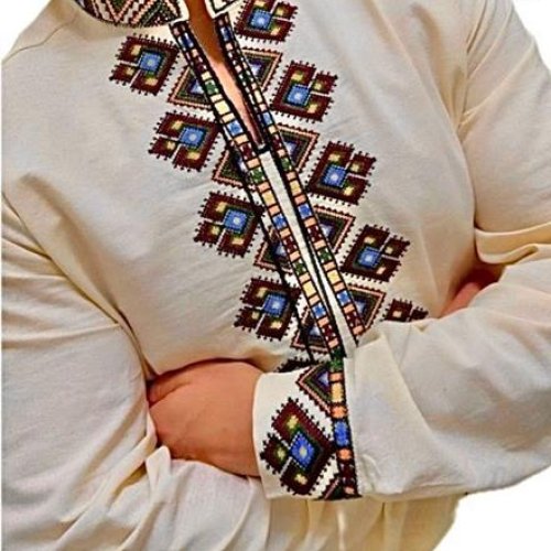 Вышиванка Надийка (S-XL) N62-903 beige (деми) Надийка N62-903 beige
