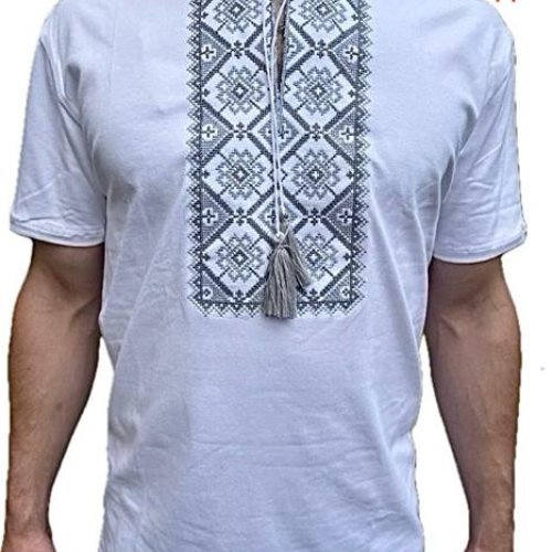 Вышиванка Надийка (M-2XL) N72-905 white (лето) Надийка N72-905 white