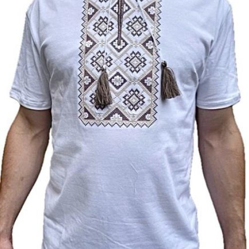 Вышиванка Надийка (M-2XL) N73-905 white (лето) Надийка N73-905 white