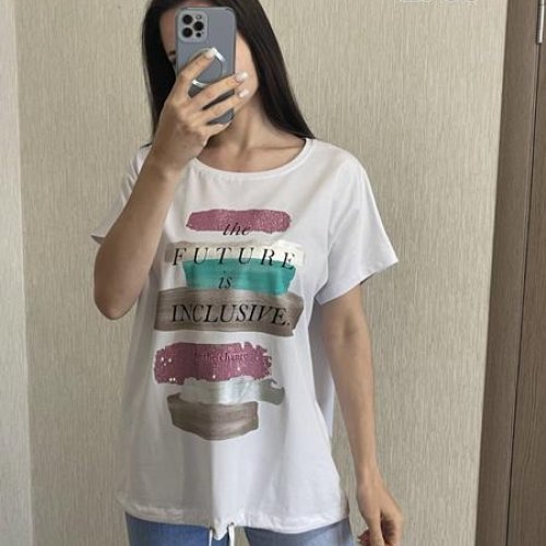 Футболка FSN (48-54) 2750 white (лето) FSN 2750 white