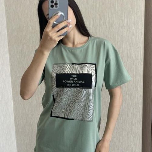 Футболка FSN (S-XL) 2751 mint (лето) FSN 2751 mint