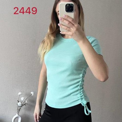 Футболка FSN (42-46) 2449 l.blue (лето) FSN 2449 l.blue