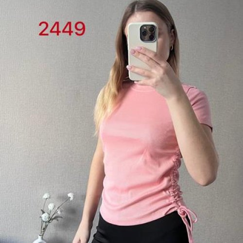 Футболка FSN (42-46) 2449 pink (лето) FSN 2449 pink
