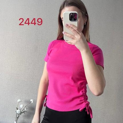 Футболка FSN (42-46) 2449 crimson (лето) FSN 2449 crimson