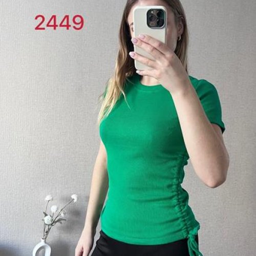 Футболка FSN (42-46) 2449 green (лето) FSN 2449 green