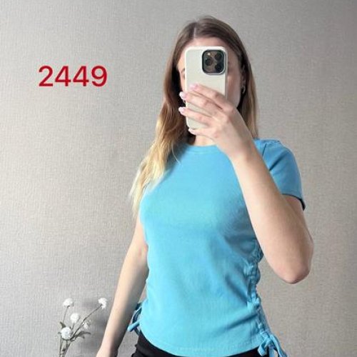 Футболка FSN (42-46) 2449-1 l.blue (лето) FSN 2449-1 l.blue