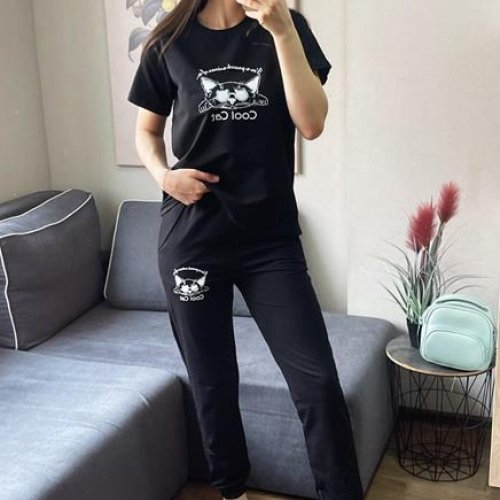 Костюм FSN (42-48) 3038 black (лето) FSN 3038 black