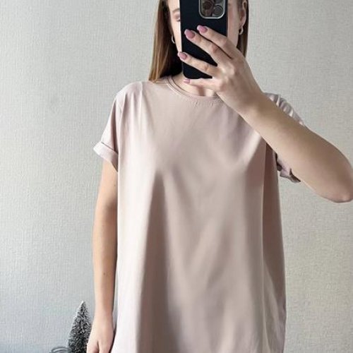 Футболка FSN (48-54) 4022 beige (лето) FSN 4022 beige