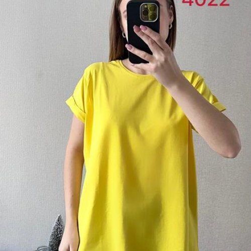 Футболка FSN (48-54) 4022 yellow (лето) FSN 4022 yellow