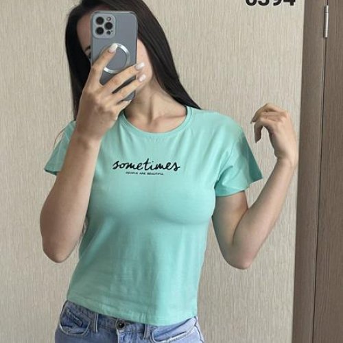 Футболка FSN (42-48) 6394 l.blue (лето) FSN 6394 l.blue