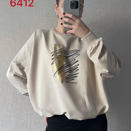 Свитер FSN (52-58) 6412 beige (деми) FSN 6412 beige