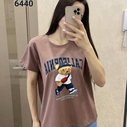 Футболка FSN (46-52) 6440 brown (лето) FSN 6440 brown