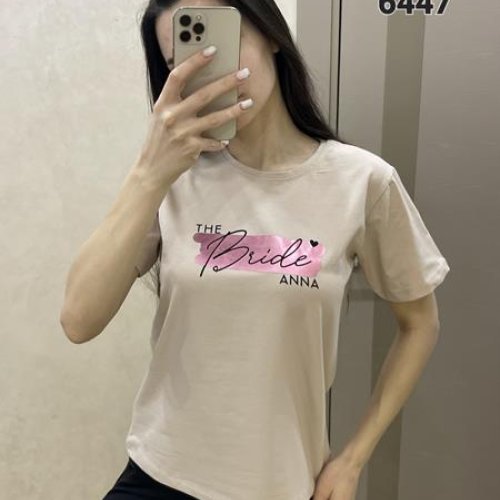Футболка FSN (42-48) 6447 l.beige (лето) FSN 6447 l.beige