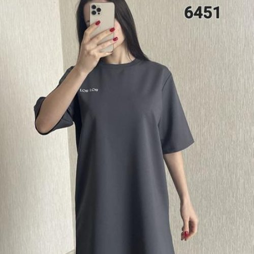 Туника FSN (44-48) 6451 d.grey (лето) FSN 6451 d.grey