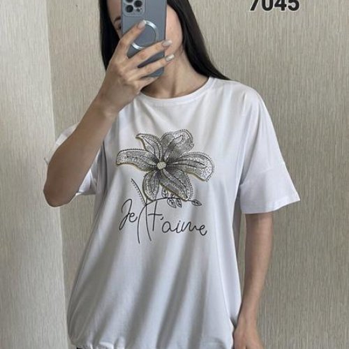 Футболка FSN (52-58) 7045 white (лето) FSN 7045 white
