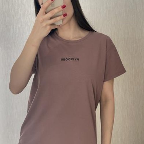Футболка FSN (46-52) 7051 brown (лето) FSN 7051 brown