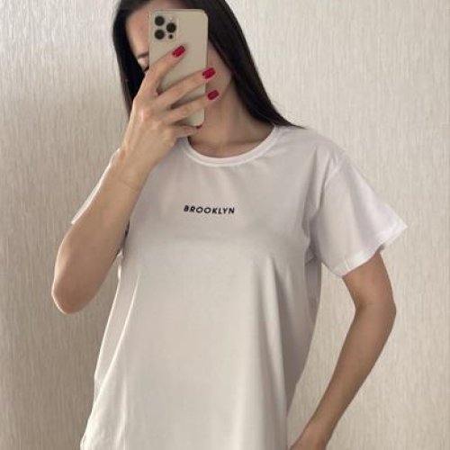 Футболка FSN (46-52) 7051 white (лето) FSN 7051 white