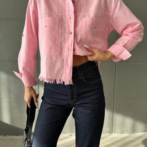Рубашка New Season (S-L) 8478 pink (лето) New Season 8478 pink