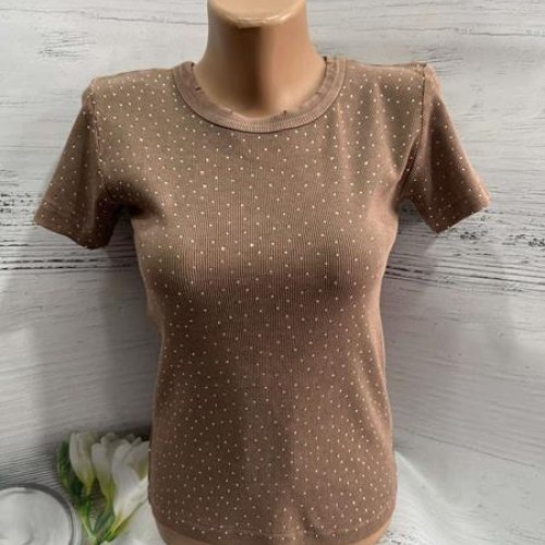 Футболка New Season (S-L) 8489 brown (лето) New Season 8489 brown