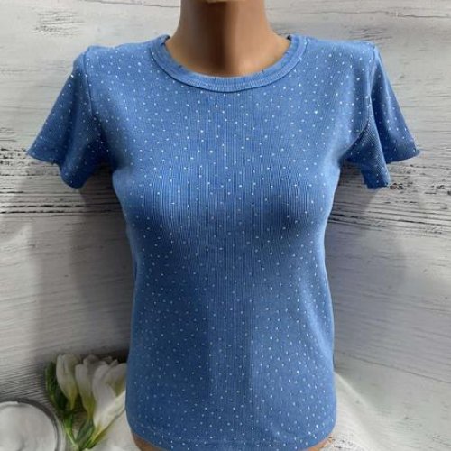 Футболка New Season (S-L) 8490 l.blue (лето) New Season 8490 l.blue