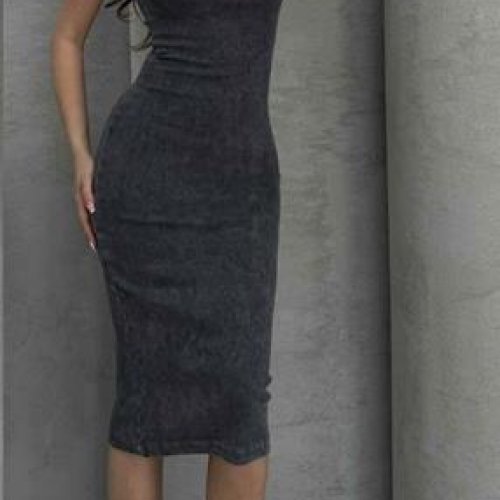 Платье New Season (S-L) 8504 d.grey (лето) New Season 8504 d.grey