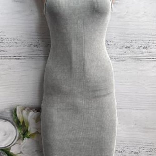 Платье New Season (S-L) 8507 l.grey (лето) New Season 8507 l.grey