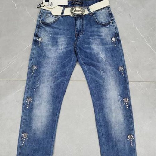Джинсы DKNSEL (25-30) 6039 blue (деми) DKNSEL 6039 blue