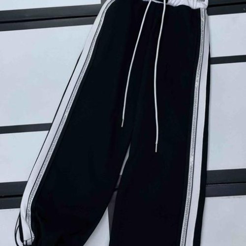 Штаны спорт Kosmy (128-152) K65 black (деми) Kosmy K65 black