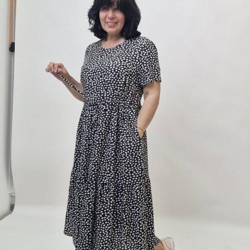 Платье LIArt (52-58) 855 black (лето) LIArt 855 black