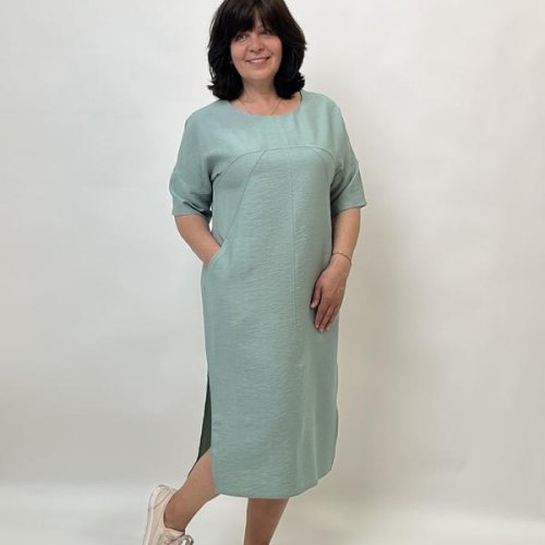 Платье LIArt (50-56) 945 khaki (лето) LIArt 945 khaki