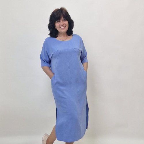 Платье LIArt (50-56) 946 l.blue (лето) LIArt 946 l.blue