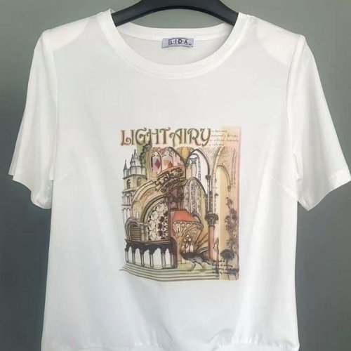 Футболка LIDA (52-62) 9451-2 white (лето) LIDA 9451-2 white