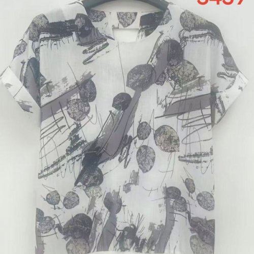 Футболка LIDA (52-62) 3439 white-grey (лето) LIDA 3439 white-grey