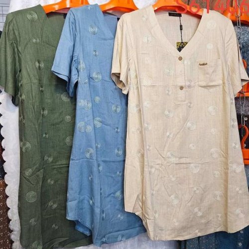 Платье LIDA (52-62) S61406 khaki (лето) LIDA S61406 khaki