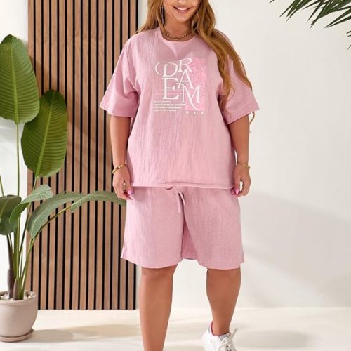 Костюм OSKA (48-54) 6055 pink (лето) OSKA 6055 pink