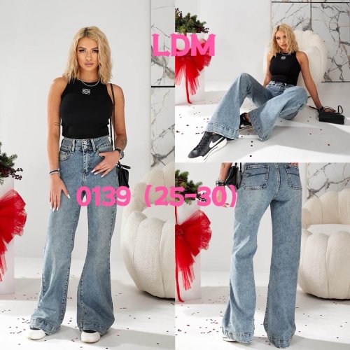 Джинсы Lili (25-30) L0139 blue (деми) Lili L0139 blue