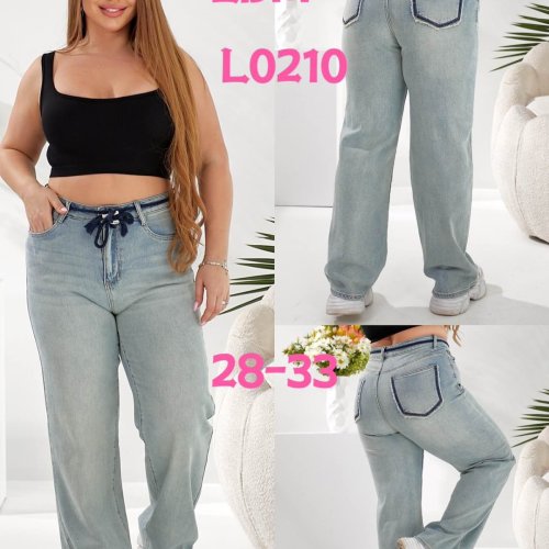 Джинсы Lili (28-33) L0210 l.blue (деми) Lili L0210 l.blue