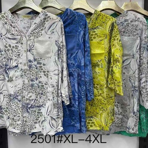 Блузка Even&Efair (XL-4XL) 2501 mix (лето) Even&Efair 2501 mix
