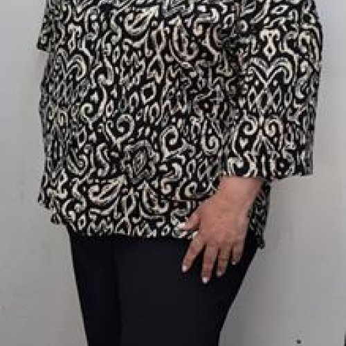 Костюм Sinevir (XL-5XL) A176B black (деми) Sinevir A176B black