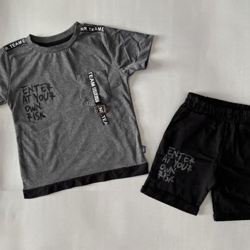 Костюм Baby Boom (2-5) 1039 grey (лето) Baby Boom 1039 grey