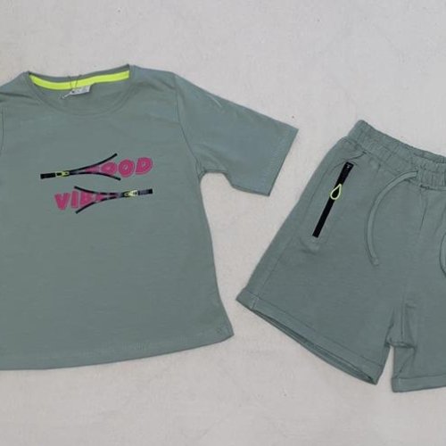 Костюм Baby Boom (7-10) 1053 mint (лето) Baby Boom 1053 mint