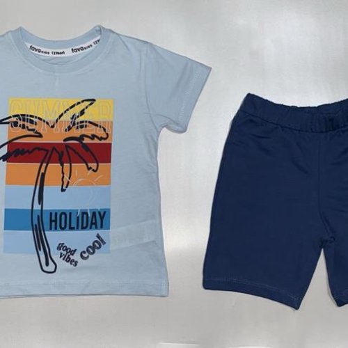 Футболка Baby Boom (2-5) 1076 l.blue (лето) Baby Boom 1076 l.blue