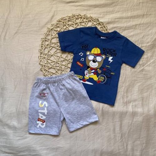 Футболка Baby Boom (0.9-2) 1094 blue (лето) Baby Boom 1094 blue
