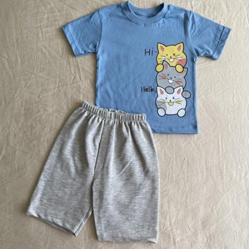 Костюм Baby Boom (1-4) 1107 l.blue (лето) Baby Boom 1107 l.blue