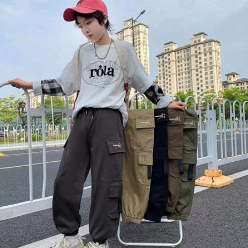 Штаны спорт Фунтик (5-9) 302 khaki (деми) Фунтик 302 khaki