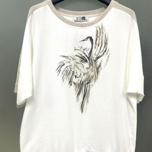 Футболка LIDA (52-62) 2826 white (лето) LIDA 2826 white