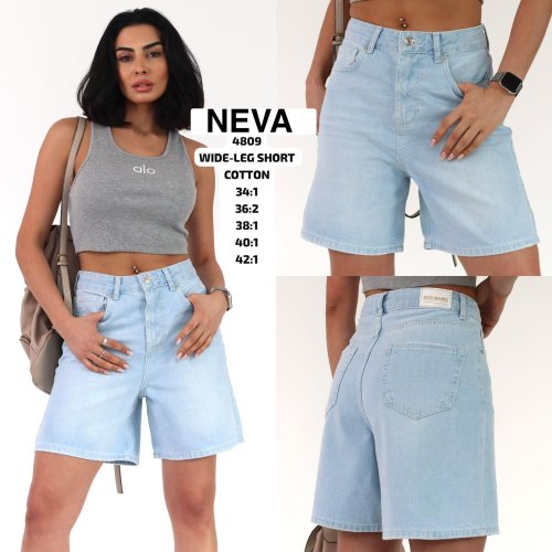 Шорты Ruxa (34-42) 4809 l.blue (лето) Ruxa 4809 l.blue