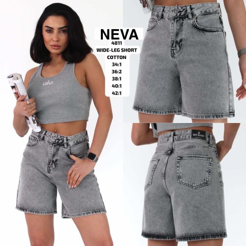 Шорты Ruxa (34-42) 4811 grey (лето) Ruxa 4811 grey